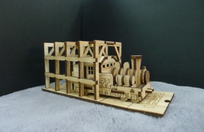 仿日據時期木構鳥居造隧道及蒸汽火車限定紀念品 (2)